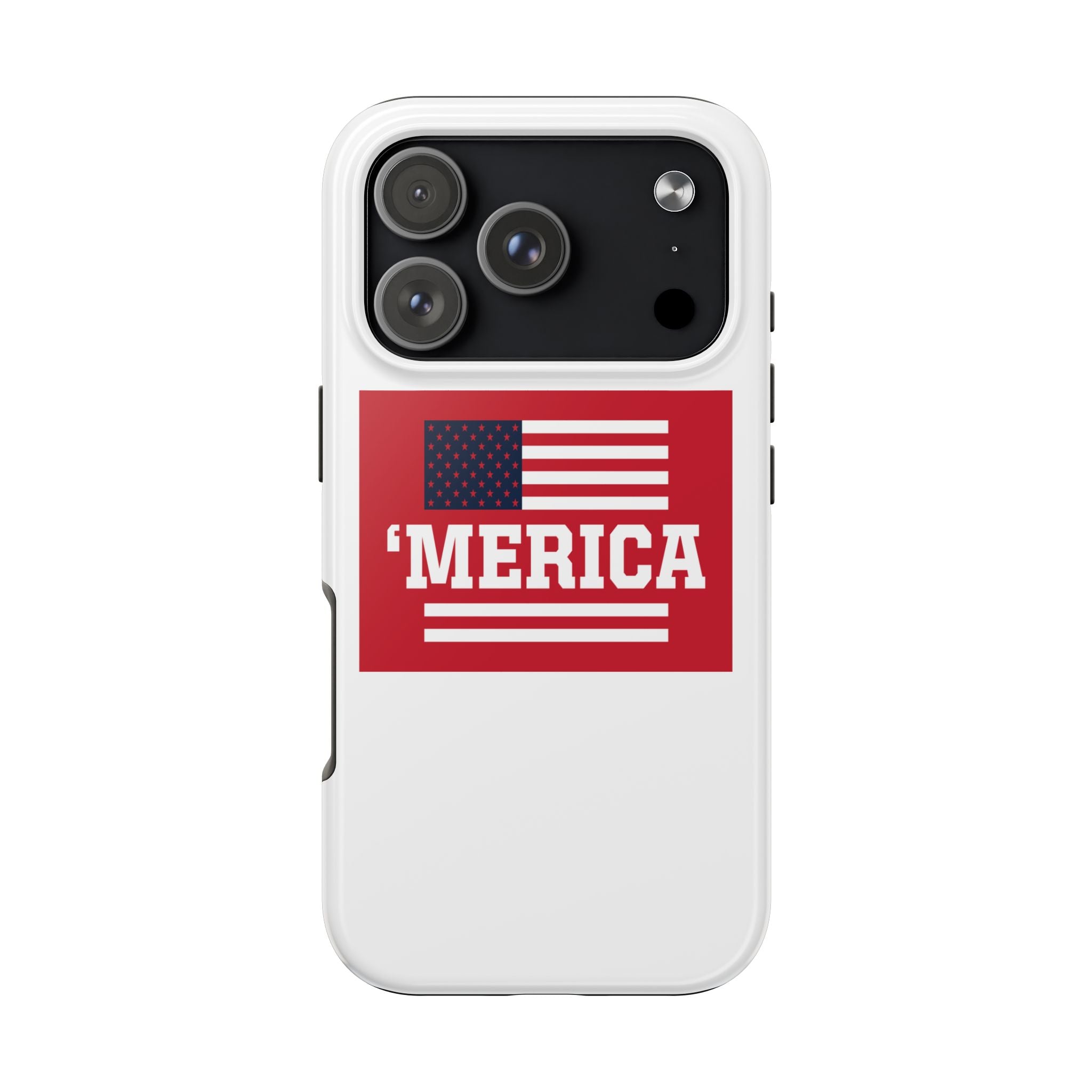 ‘Merica Tough Phone Case — Patriotic American Flag Protective Phone Cover