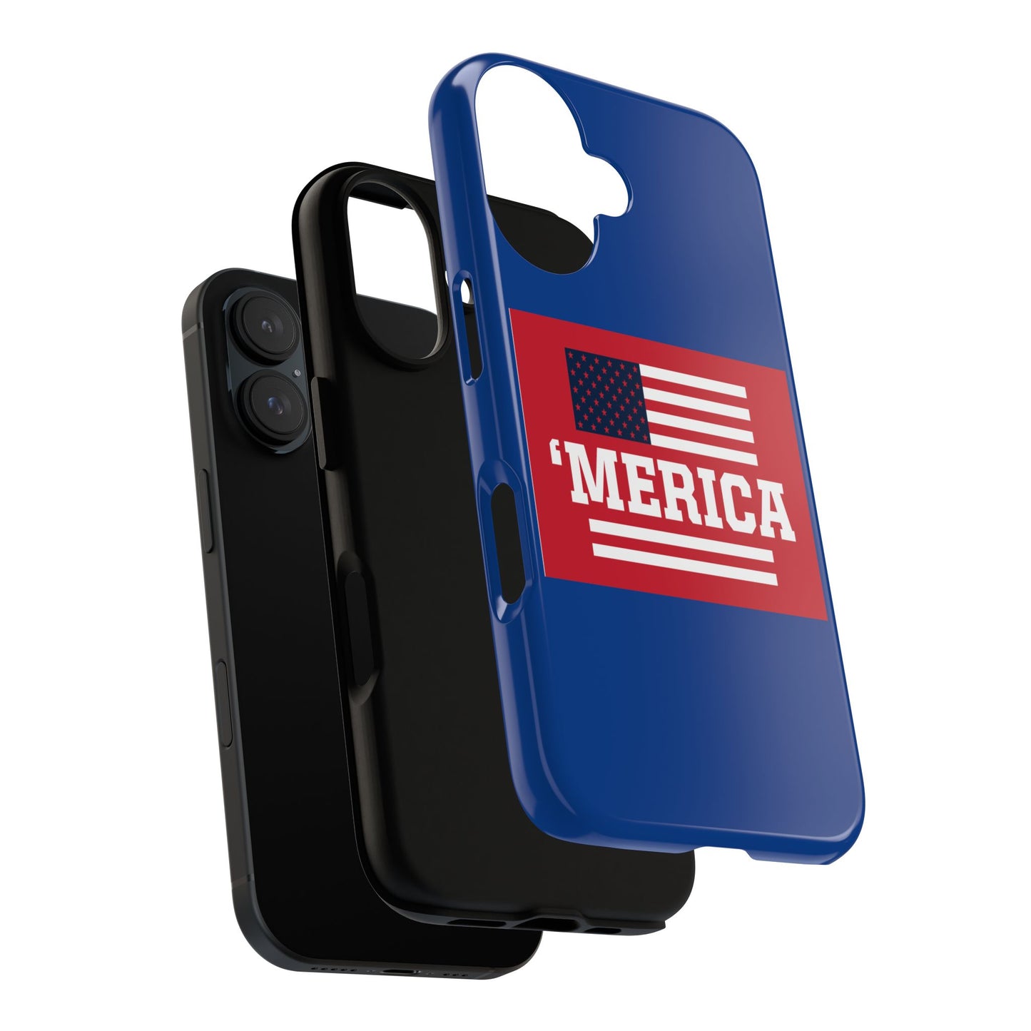 'Merica Flag Phone Case - Patriotic Tough iPhone Case
