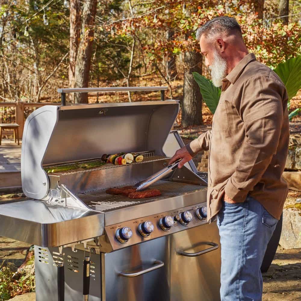 Monument Grills 77352 | Full Stainless Propane Gas Grill
