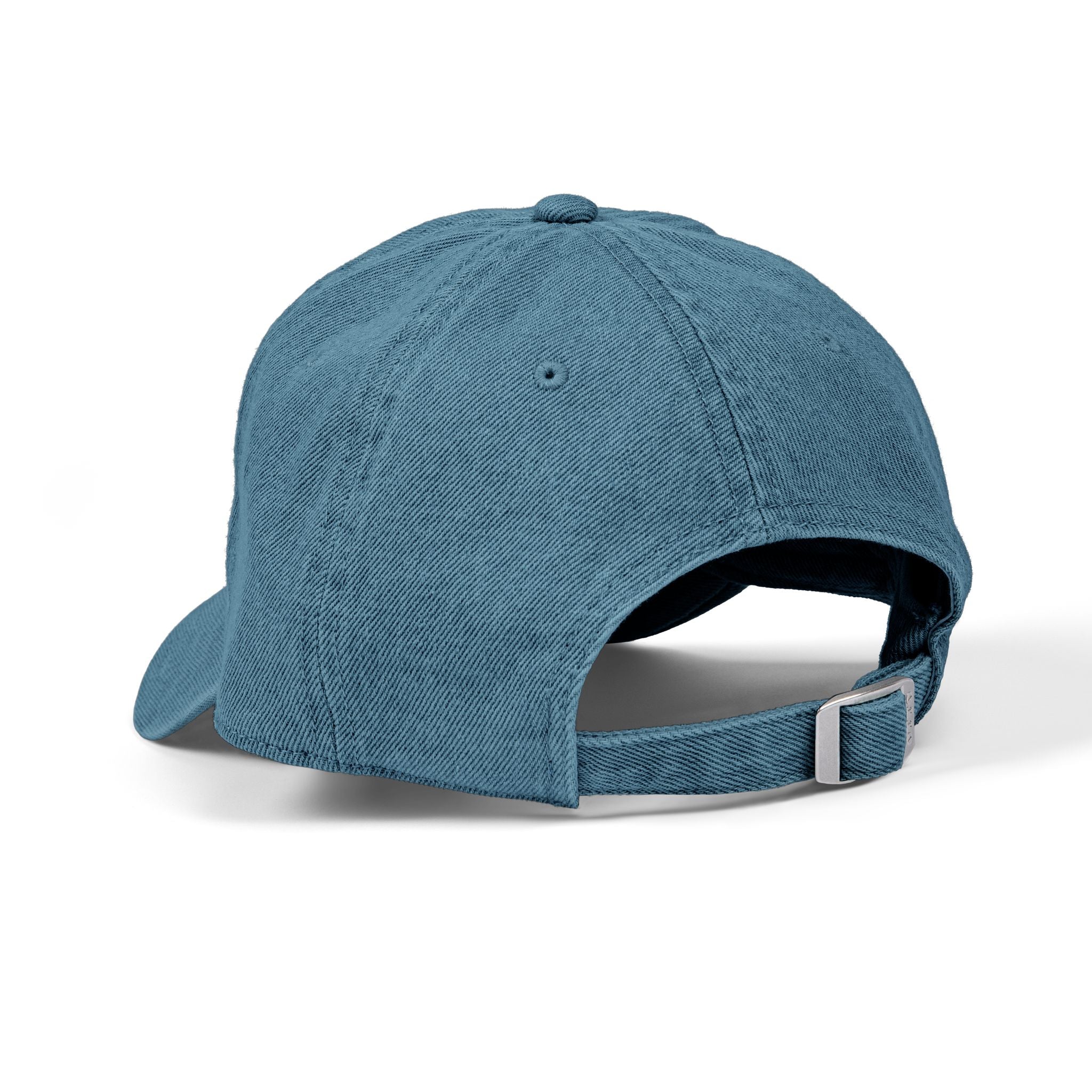 Embroidered 'MERICA Flag Text Denim Hat — Patriotic Adjustable Baseball Cap