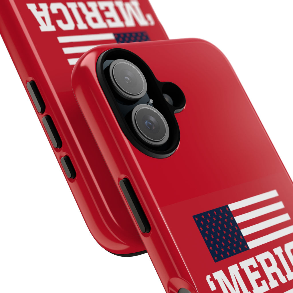 Phone Case - 'MERICA Flag Tough Case (Patriotic American Flag Phone Cover)