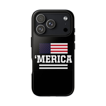 'Merica Phone Case – Patriotic American Flag iPhone Cover