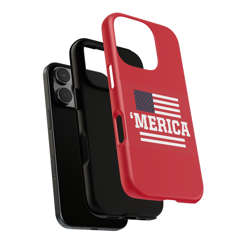 Phone Case - 'MERICA Flag Tough Case (Patriotic American Flag Phone Cover)