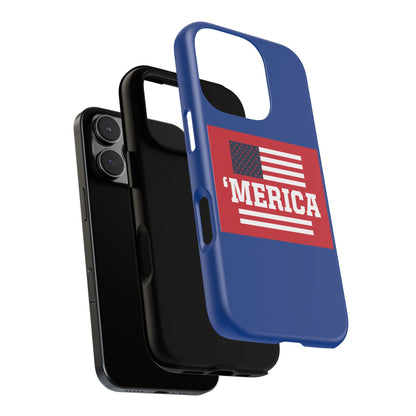 'Merica Flag Phone Case - Patriotic Tough iPhone Case