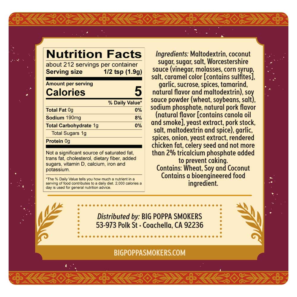 Big Poppa's Pork Prod Pork Injection - 14.2oz