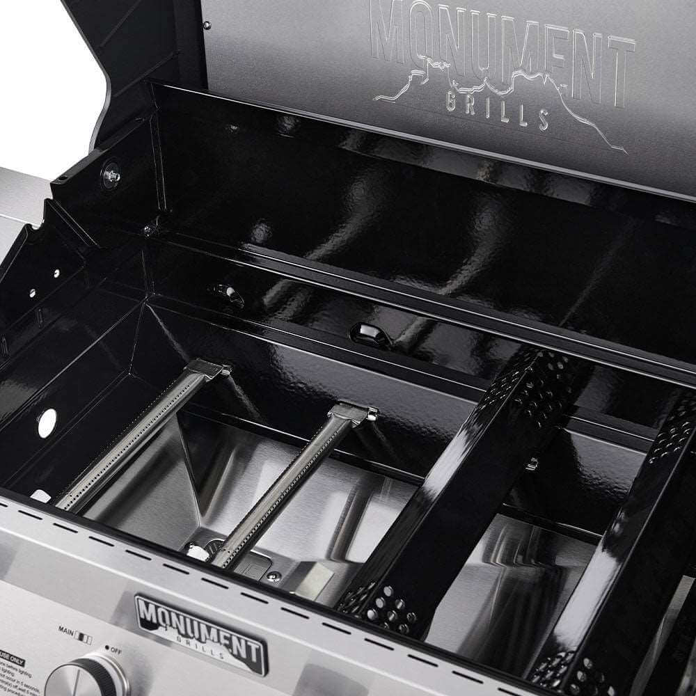 Monument Grills Denali 405 | Stainless Smart Tech Propane Gas Grill