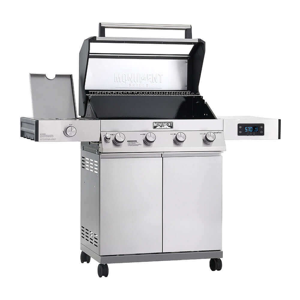 Monument Grills Denali 405 | Stainless Smart Tech Propane Gas Grill