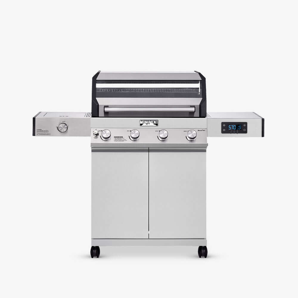 Monument Grills Denali 405 | Stainless Smart Tech Propane Gas Grill