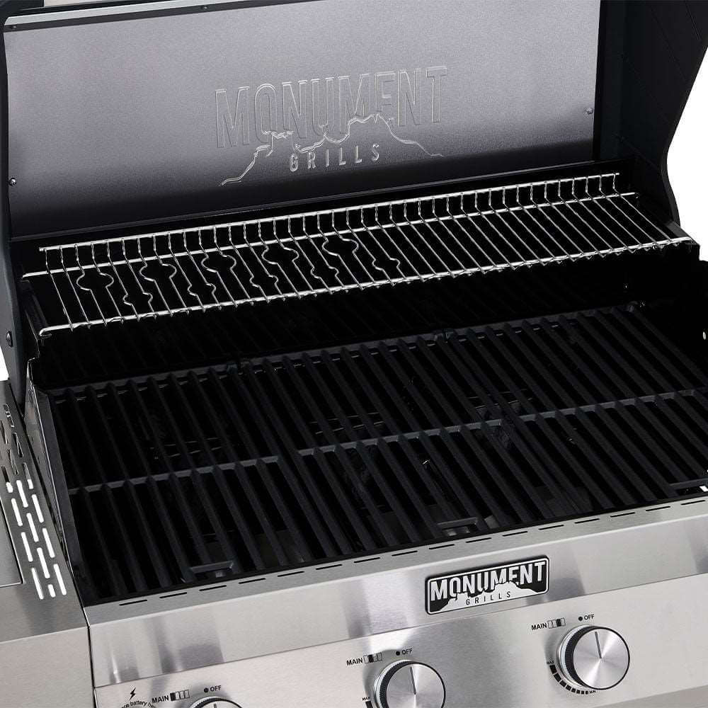 Monument Grills Denali 405 | Stainless Smart Tech Propane Gas Grill