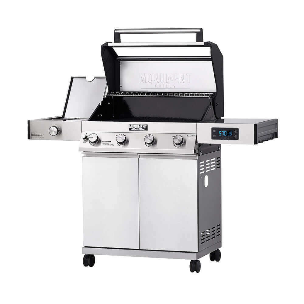 Monument Grills Denali 405 | Stainless Smart Tech Propane Gas Grill