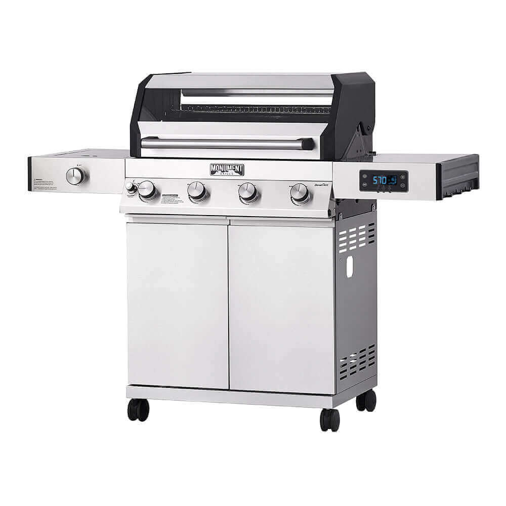Monument Grills Denali 405 | Stainless Smart Tech Propane Gas Grill