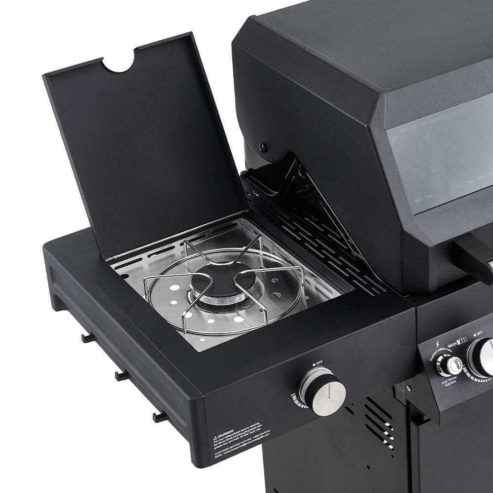 Monument Grills Denali 425 | Black Smart Tech Propane Gas Grill
