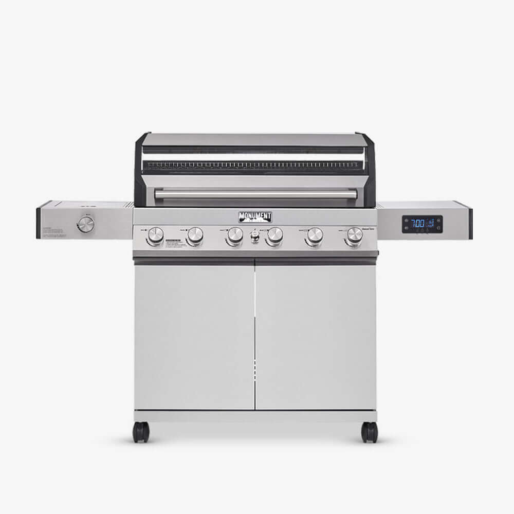Monument Grills Denali 605 | Stainless Smart Tech Natural/Propane Gas Grill