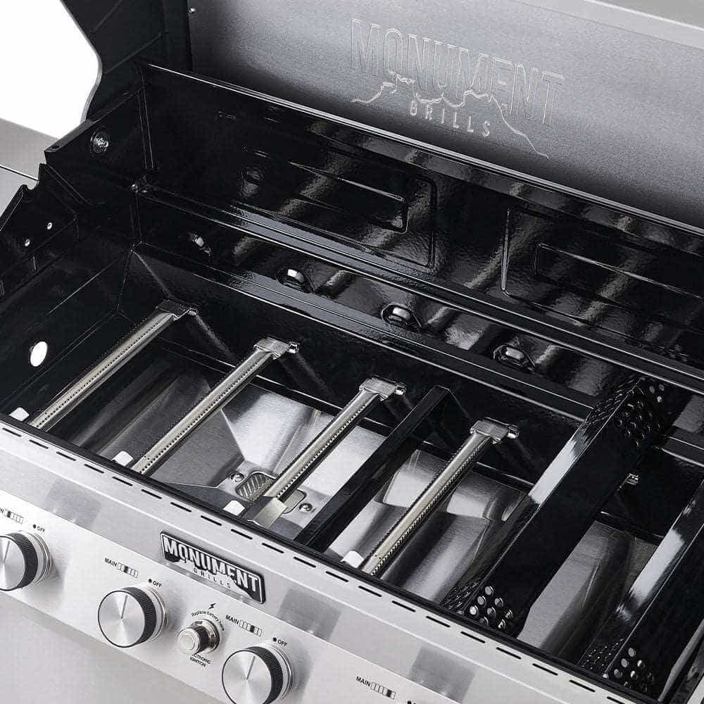 Monument Grills Denali 605 | Stainless Smart Tech Natural/Propane Gas Grill