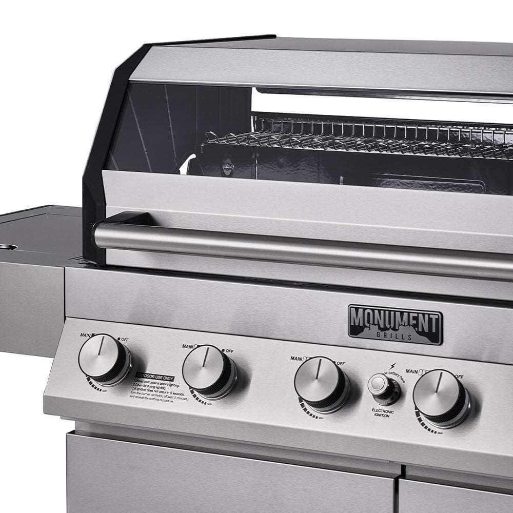 Monument Grills Denali 605 | Stainless Smart Tech Natural/Propane Gas Grill