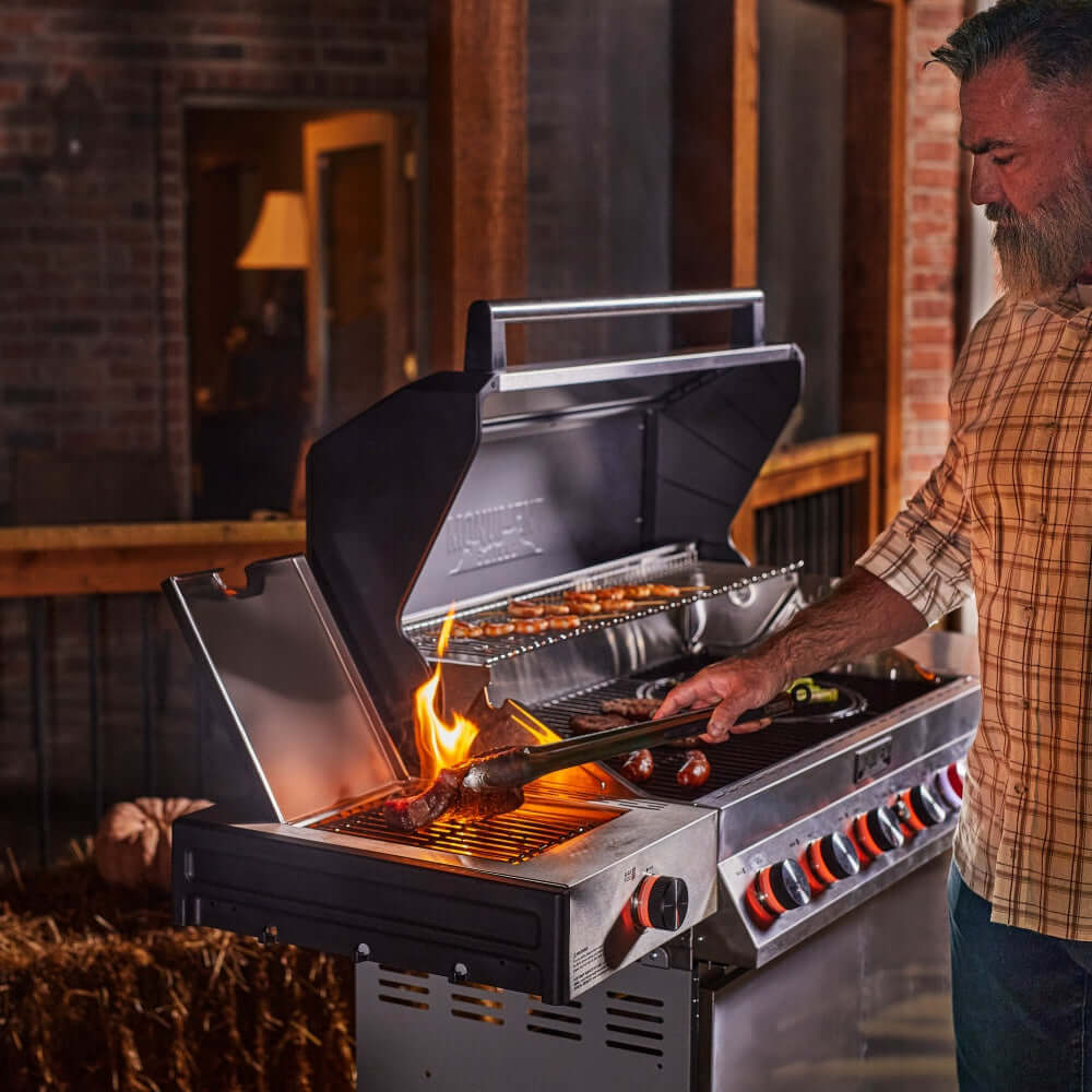 Monument Grills Denali 605Pro | Stainless Smart Propane Gas Grill